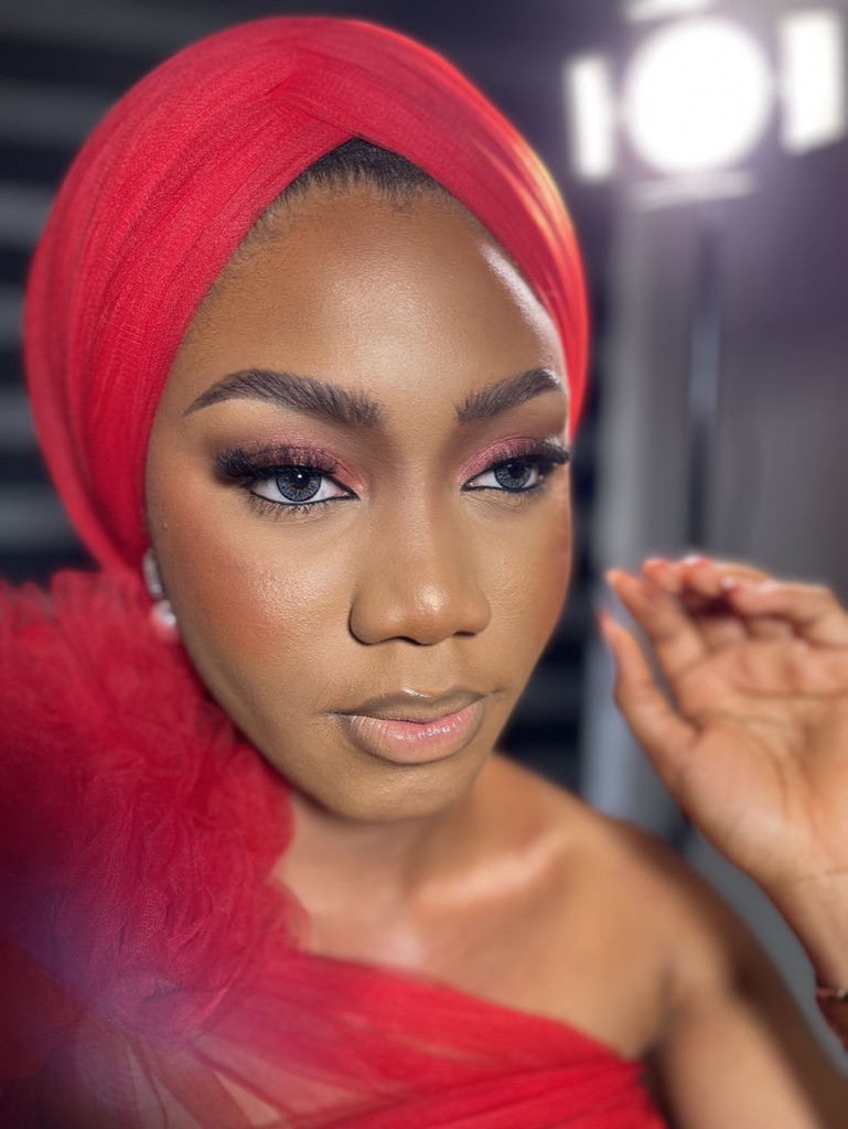 Bridal — Red Glam Look
